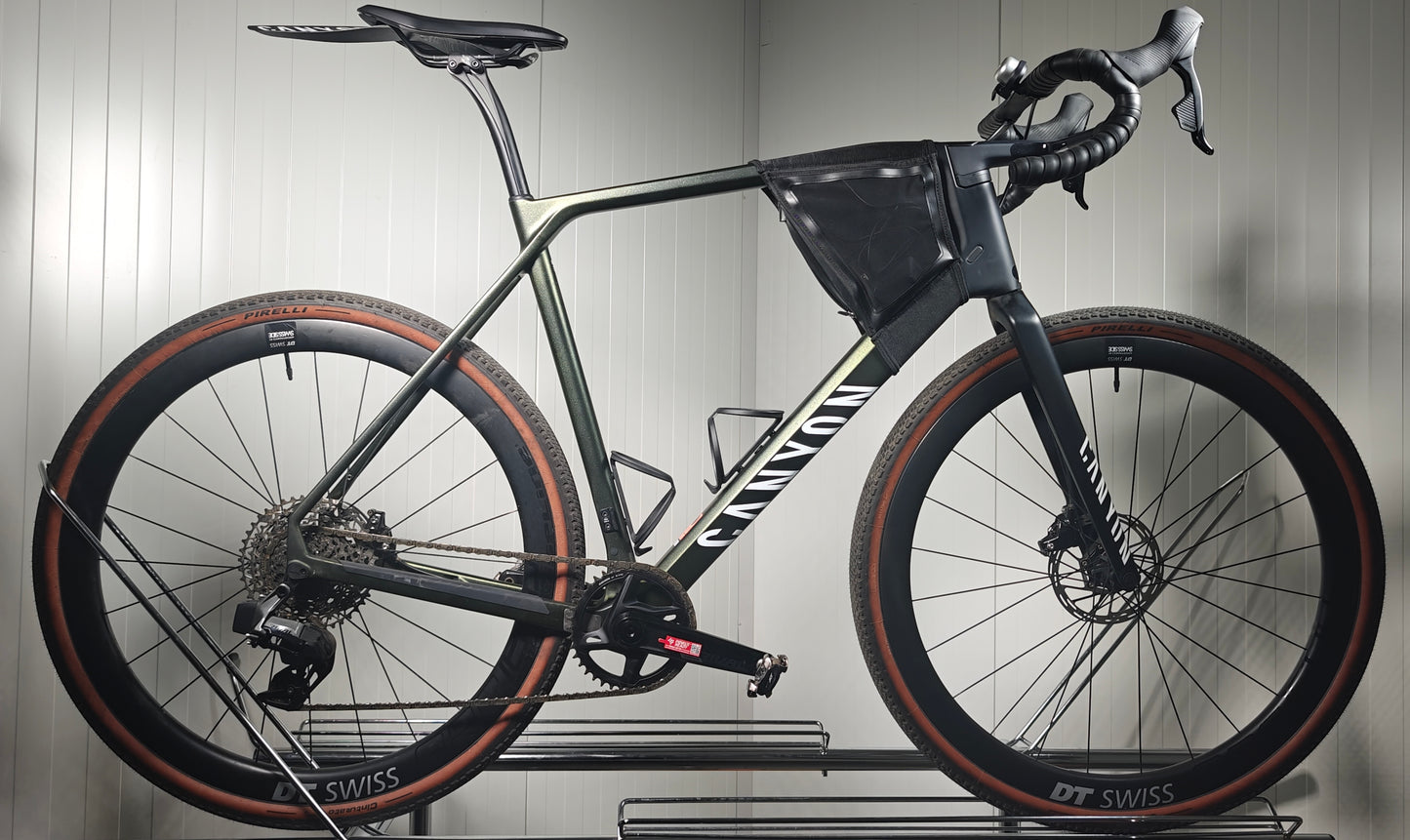 Canyon Grail CF SL 7 Race Green XL - 1,89-196m - käytetty gravel-pyörä