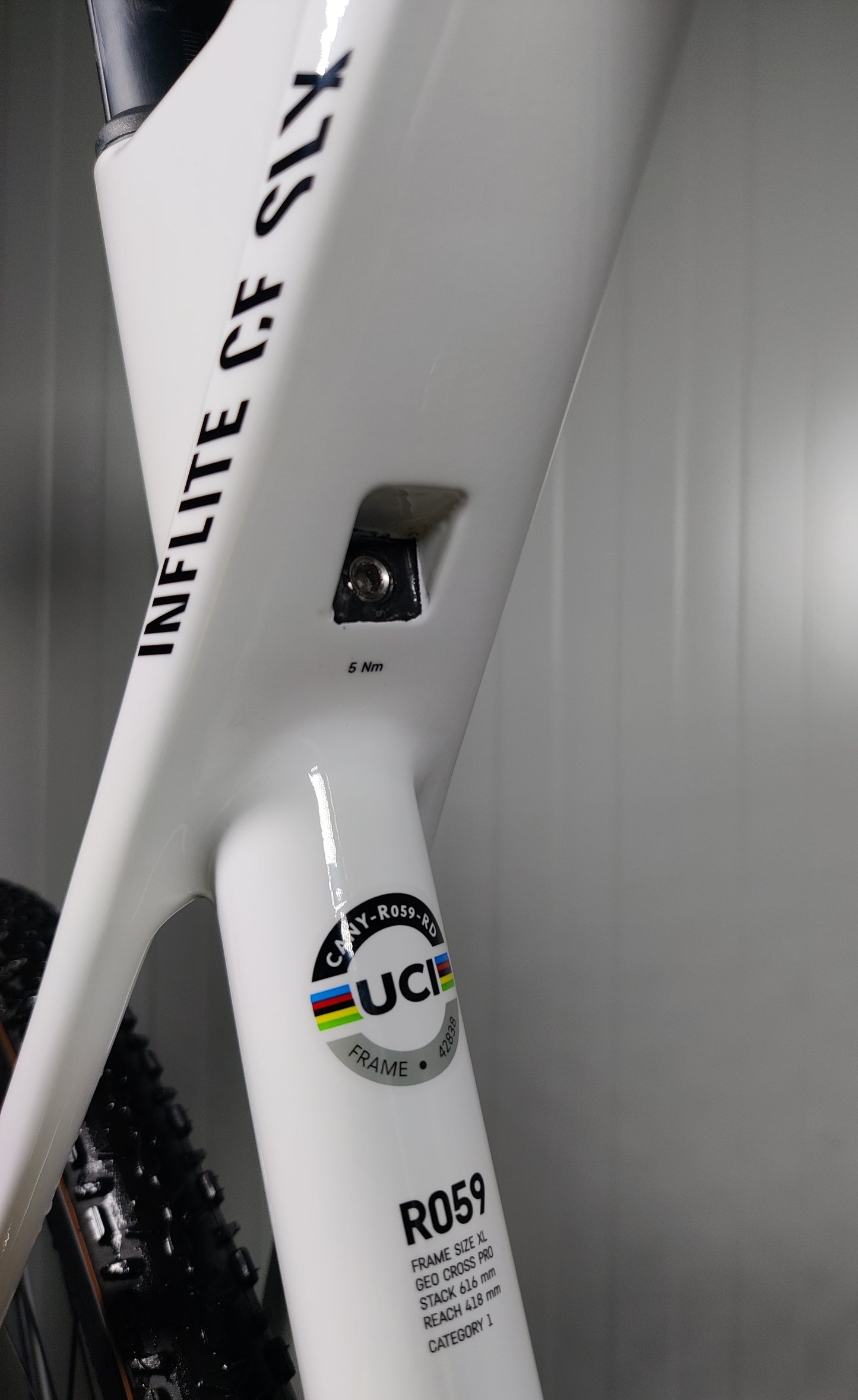 Canyon Inflite CF SLX 8 AXS XL - 1,89-1,97m - käytetty gravel-pyörä