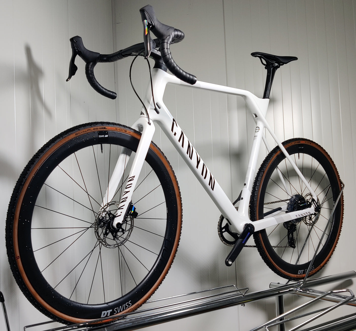 Canyon Inflite CF SLX 8 AXS XL - 1,89-1,97m - käytetty gravel-pyörä
