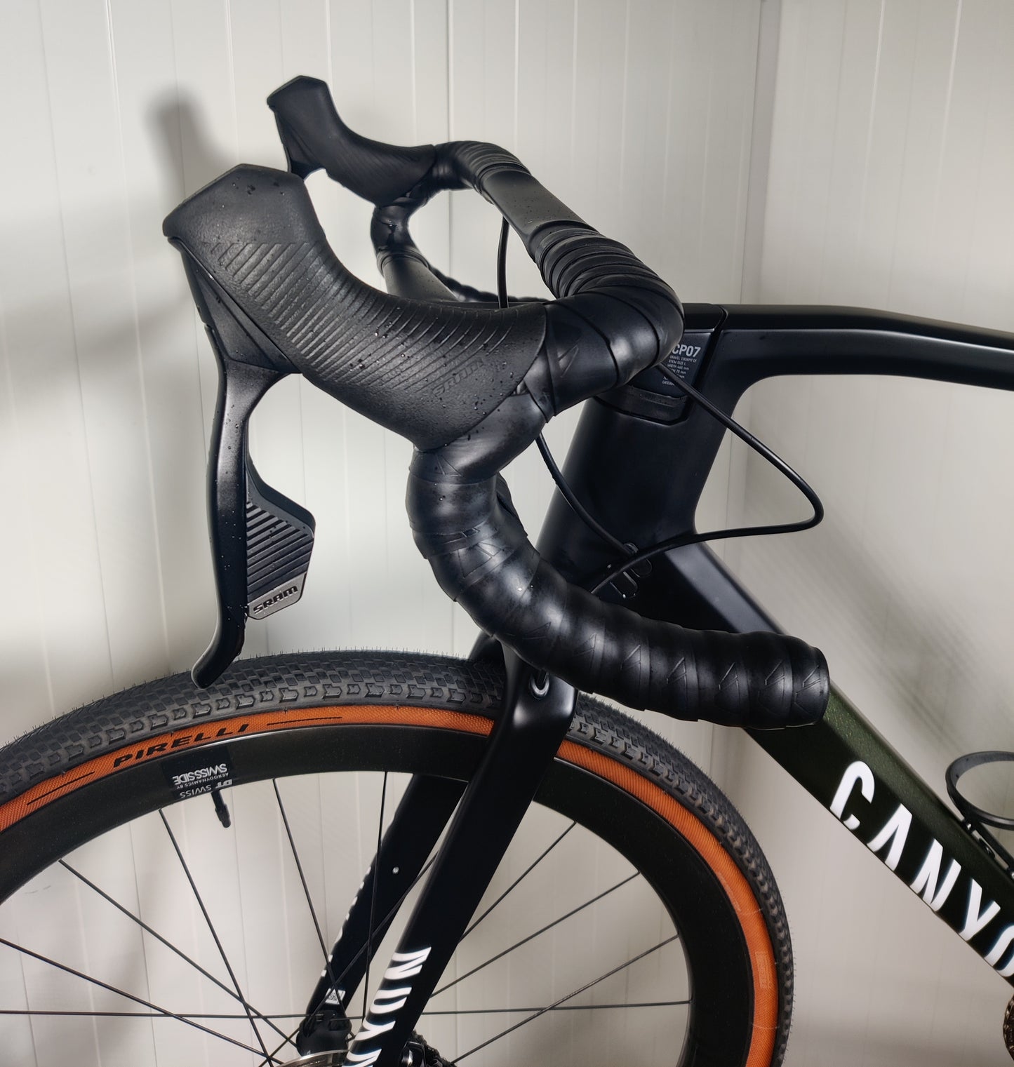 Canyon Grail CF SL 7 Race Green XL - 1,89-196m - käytetty gravel-pyörä