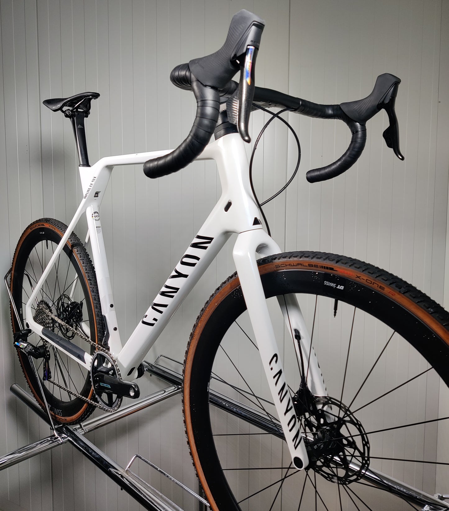 Canyon Inflite CF SLX 8 AXS XL - 1,89-1,97m - käytetty gravel-pyörä