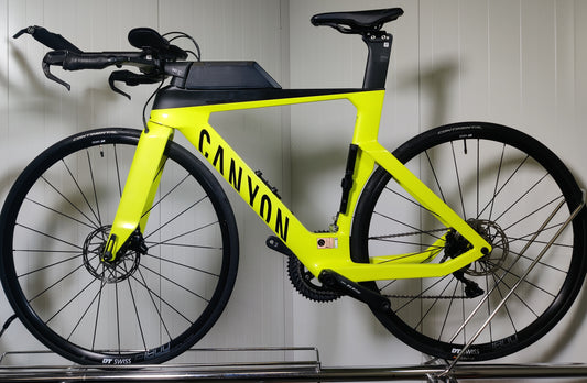 Canyon Speedmax CF 7 Disc - 1,65-175m - 2023 - käytetty triathlon-pyörä - käytetty aika-ajopyörä