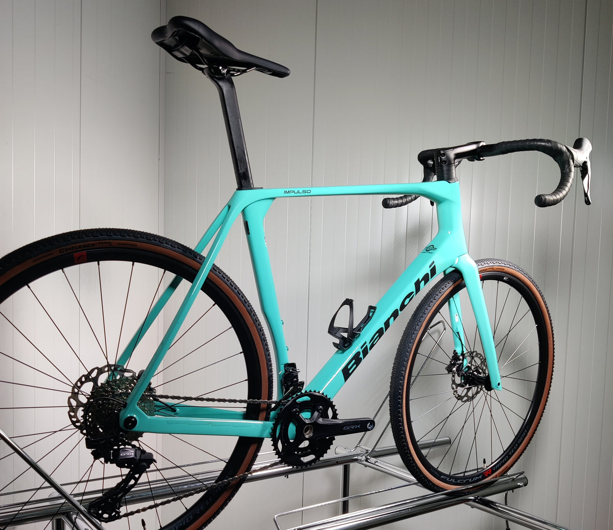 Bianchi Impulso COMP GRX 610 disc XL - 1,85 - 1,95m - käytetty gravel-pyörä