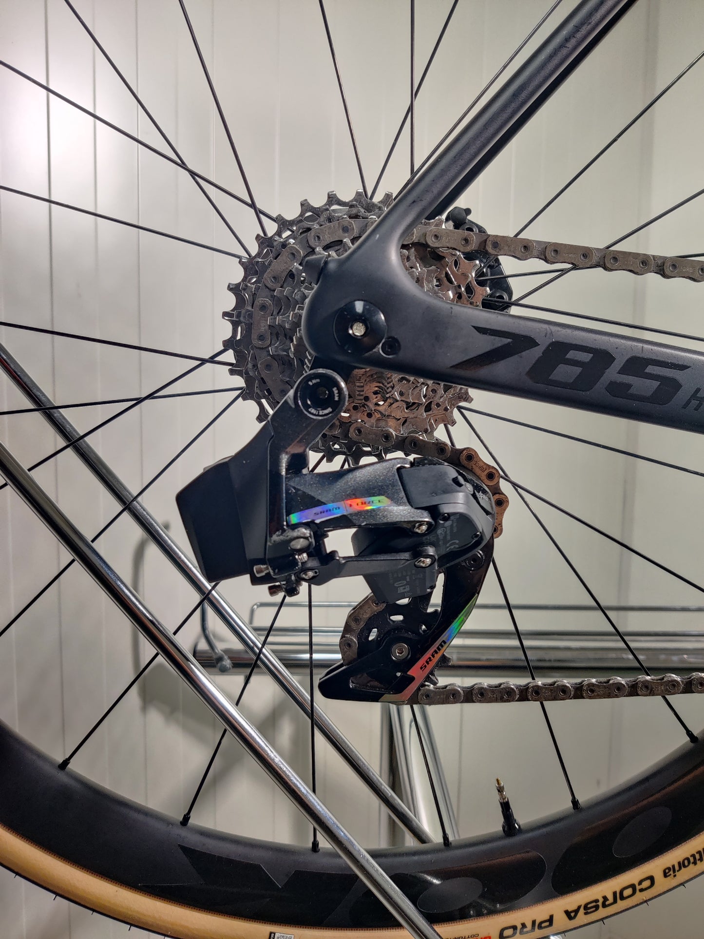 Look 785 Huez Force eTap AXS S - 1,63-1,74m - käytetty maantiepyörä