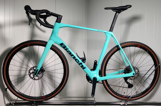 Bianchi Impulso COMP GRX 610 disc XL - 1,85 - 1,95m - käytetty gravel-pyörä